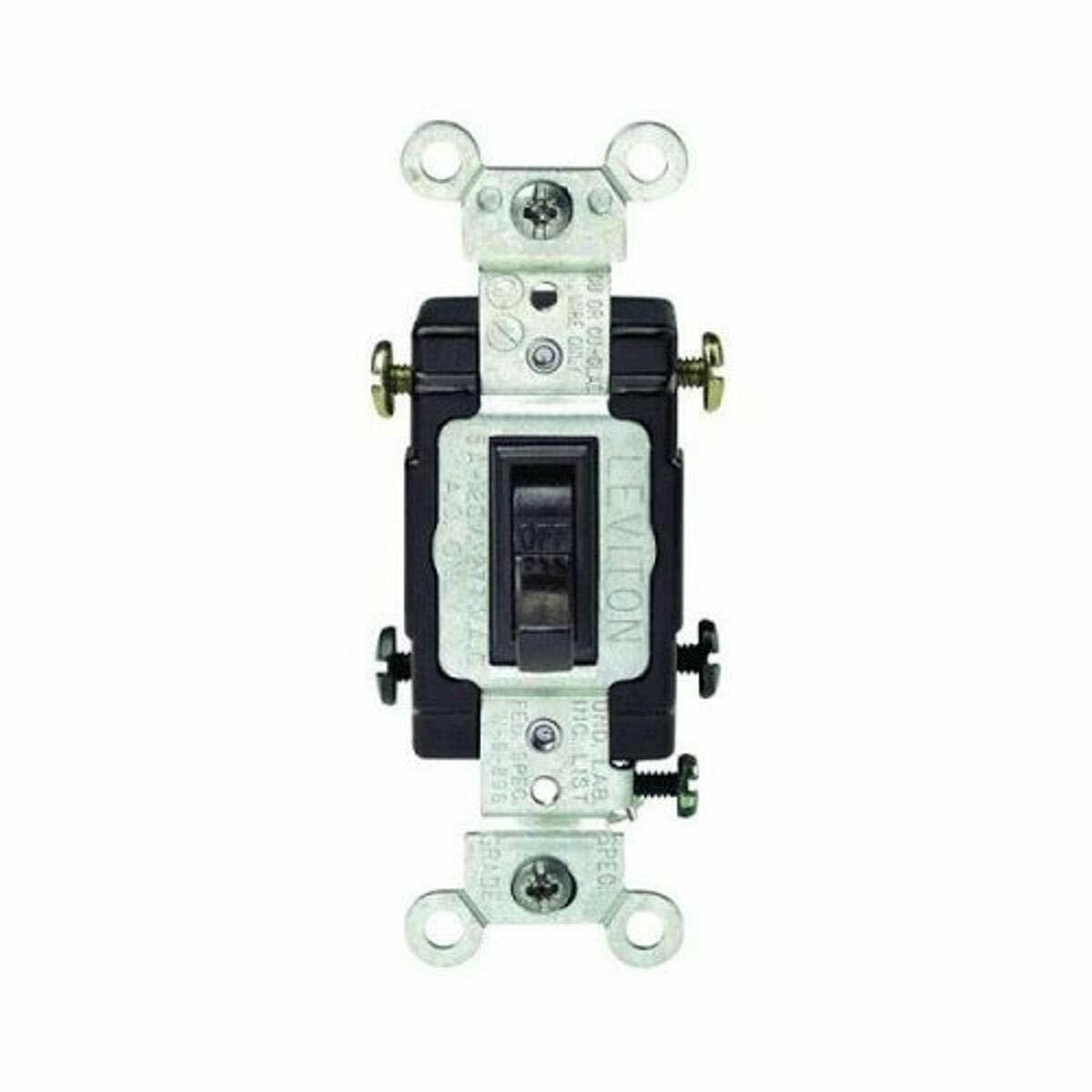 Leviton S03-CS220-2IS 20 Amp Ivory Commercial Grade AC Quiet Switch Toggle