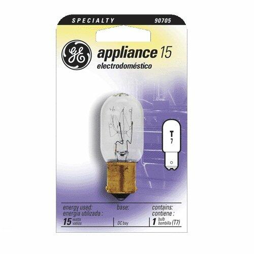 GE Lighting 35154-12 Appliance Double Contact Bayonette Base Bulb, 15-Watt