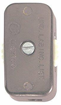 Leviton C24-00423-3KW White Miniature Cord Switch
