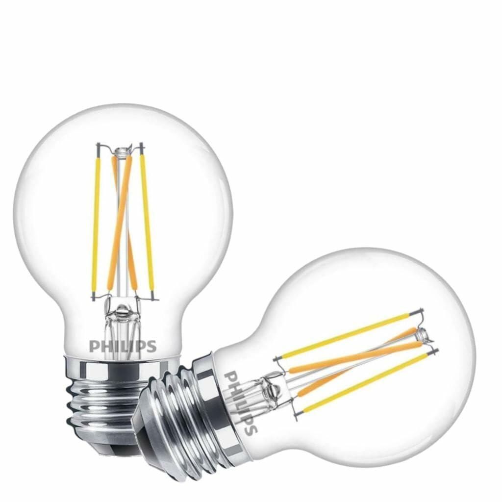 Philips 573295-3.5G16.5/PER/UD/CL/G/E26/WGD 6/2PF T20 Globe Style Antique Filament LED Light Bulb