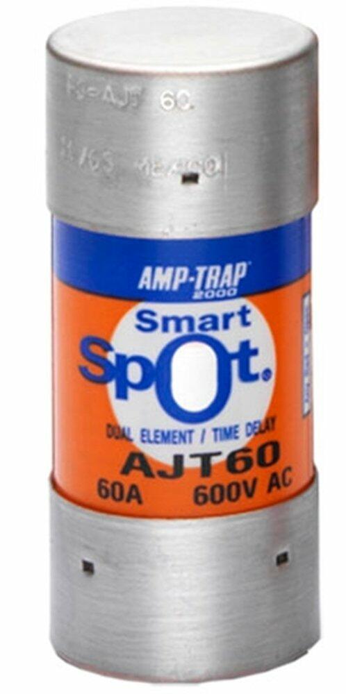 Ferraz Shamwut/Mersen AJT-60 (AJT60), 600V, 60 Amp (60A), Time Delay Class J Fuse