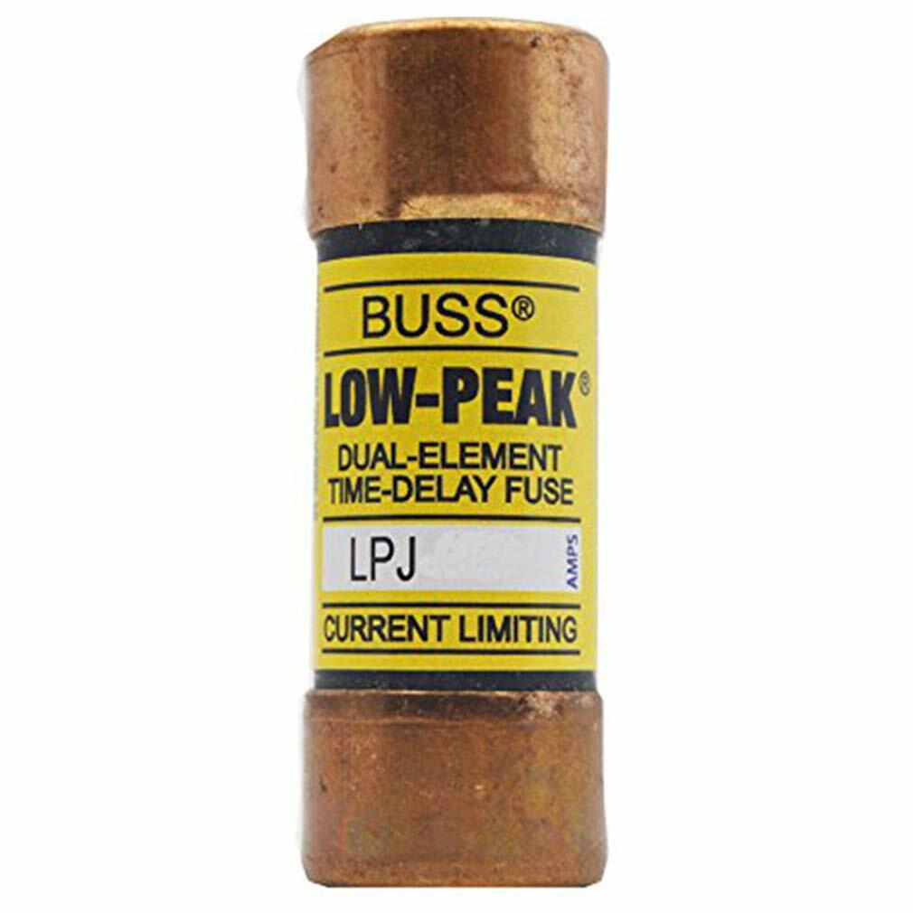 Cooper Bussmann Brand LPJ-25SP (LPJ25SP), Fuse 25A Time Delay Class J Dual Element 600V New