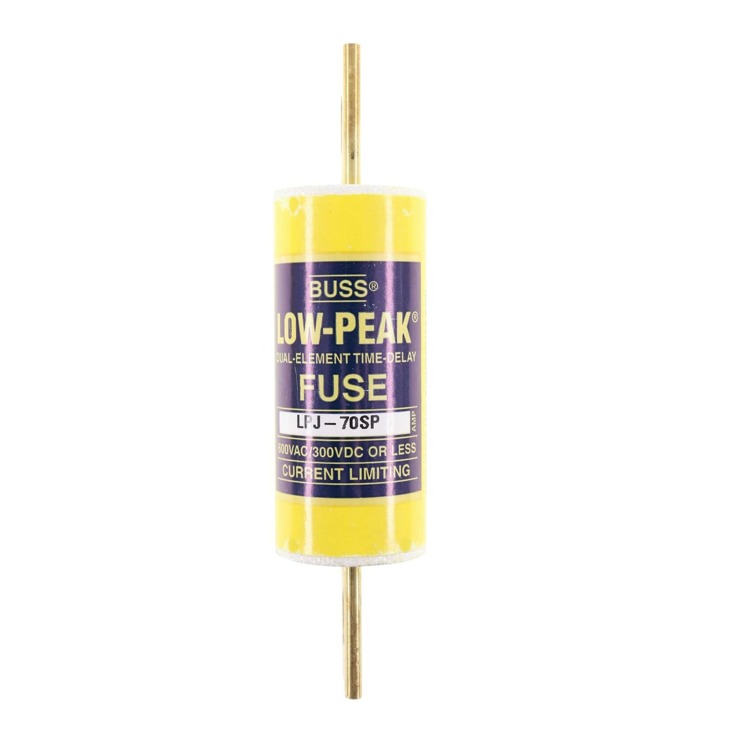 Eaton Bussmann Series LPJ-70SP Class J, Low-Peak, Dual-Element, Current limiting, Time-delay Fuse