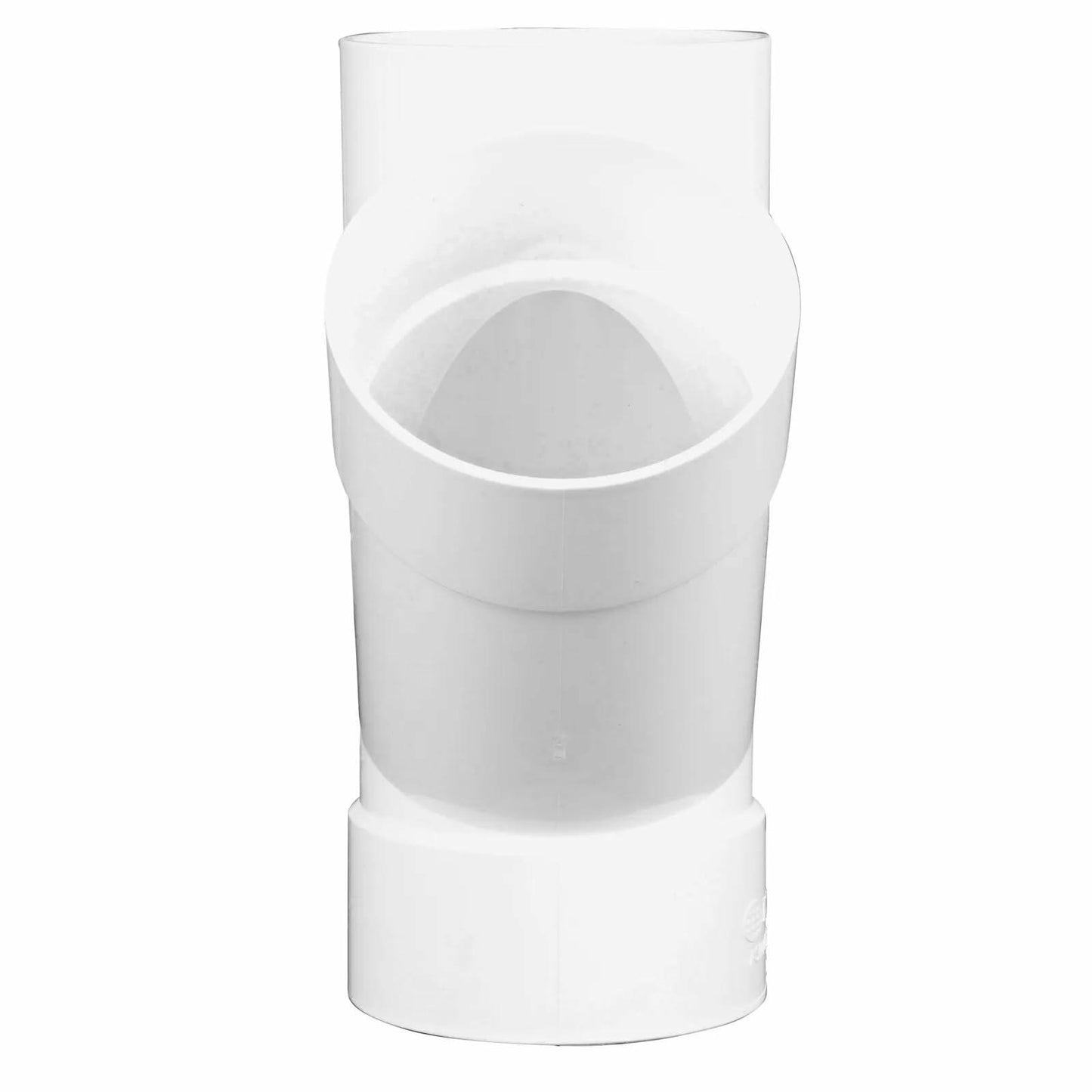 NDS 3P08 3-Inch PVC 45 Degree Wye Hub x Hub, White
