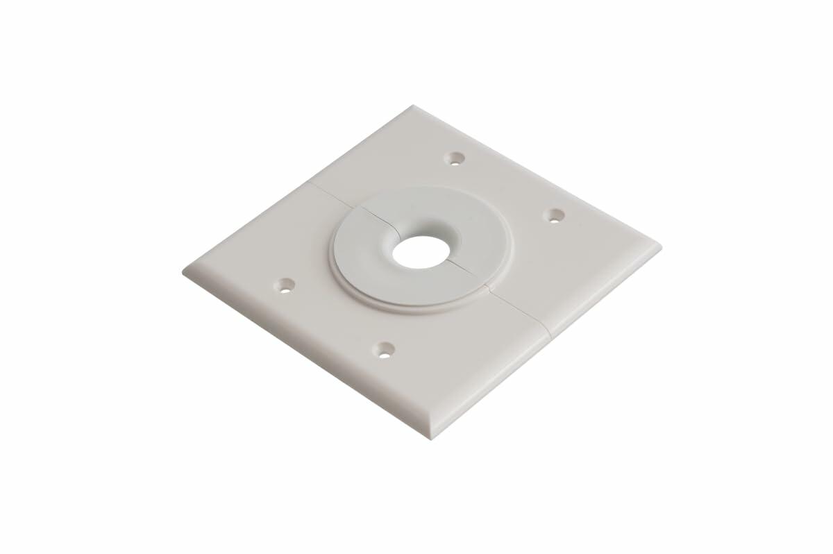 Arlington CESP2 Two Gang Split Wall Plate - Single