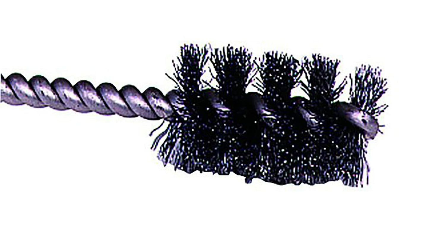 Weiler 21175 5/16" Power Tube Brush, .005" Steel Wire Fill, 1" Brush Length, Made in the USA (Pack of 10)