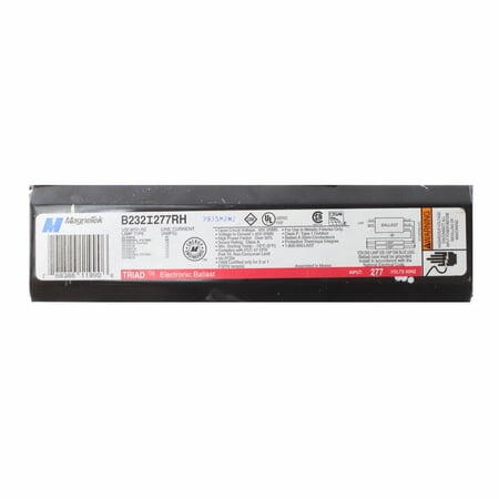 Magnetek B232I277RH Triad HPF Electronic Ballast, 2 Lamp, F32T8, 32W T8, 277V