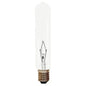 GE Lighting 13390 T6 Tubular Incandescent Lamp 15 Watt E12 Candelabra Base 107 Lumens 3000K White