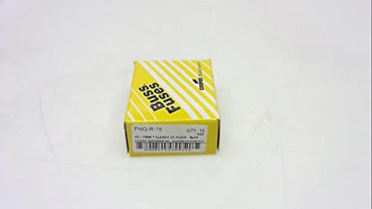Cooper Bussmann Fnq-R-15 - Pack of 10 - Fuse, 15A, 600Vac, Time Delay Fnq-R-15 - Pack of 10 -