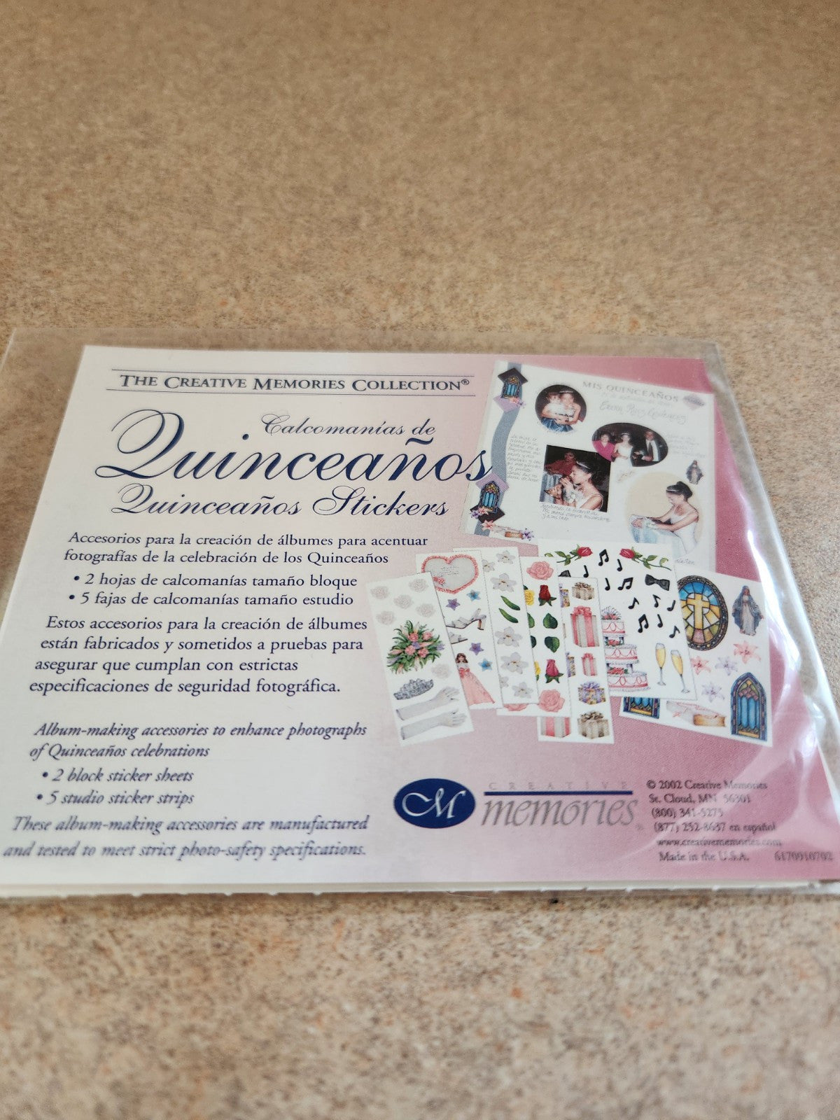 Creative Memories Calcomanias de Quinceanos