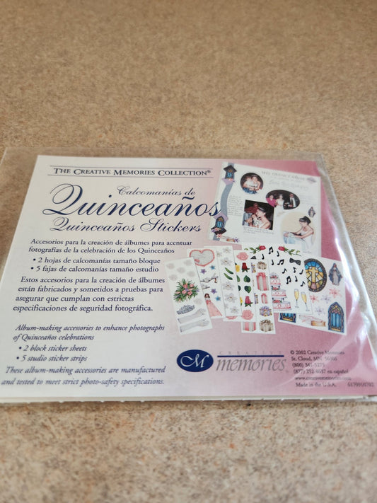 Creative Memories Calcomanias de Quinceanos