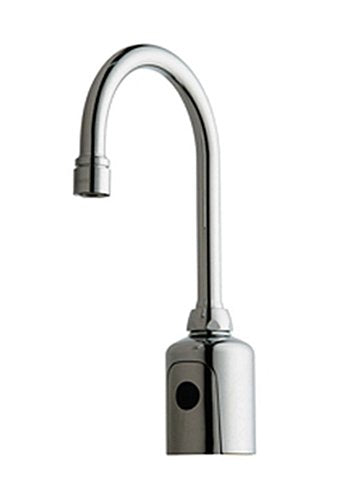 Chicago Faucets 116.203.21.1 HyTronic Gooseneck Electronic Lavatory Faucet, Chrome