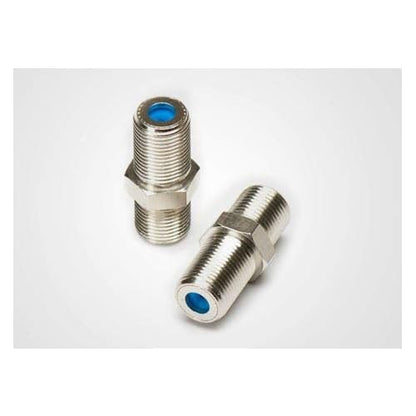 PPC F81 Splice Barrel Connectors CF81GHZM High Frequency 3GHz Belden Female to Female F-Type Coaxial Dual Female Splice Adapter Coupler (100) pcs Sealed Bag | Works with Wall Plates |
