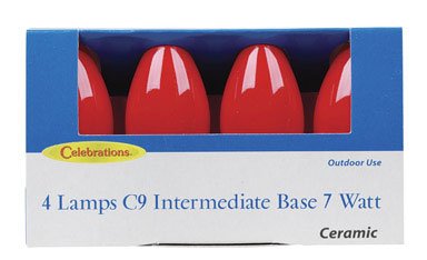 Bx/4 x 20: C 9 Replacement Bulbs (UETYL514)