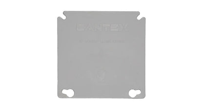 Cantex Industries Blank Cover PVC SQ 4"