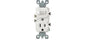 Leviton R62-T5225-0WS 15 Amp White Toggle Switch & Receptacle Combination