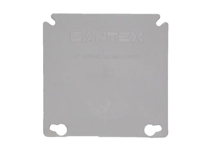 Cantex Industries Blank Cover PVC SQ 4"