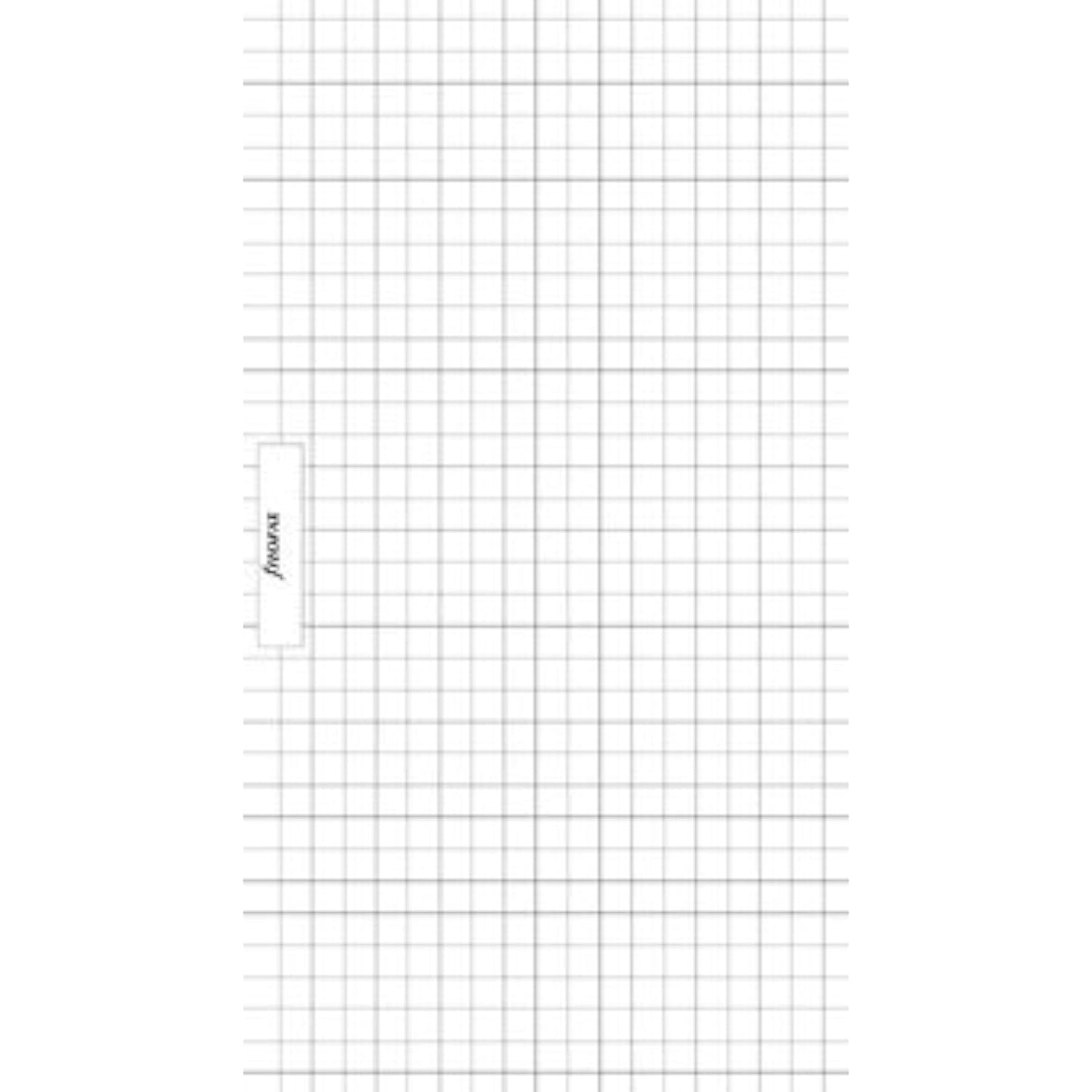 Filofax Papers Quadrille White, 1/5 Mini Size - FF-512905