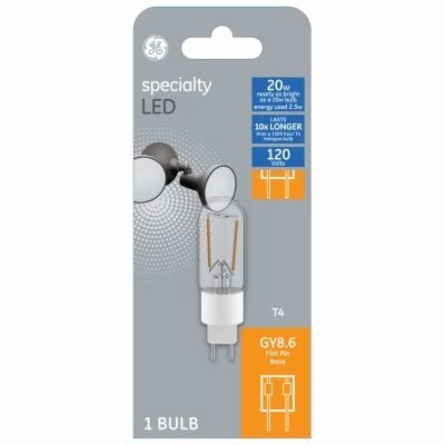 GE Lighting 93129031 LED Light Bulb, Clear, Filament Design, 2-Watts, 170 Lumens - Quantity 1