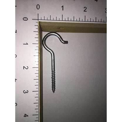Bulldog Screw Hooks, 3-3/8" #10 12 Piece