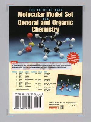 Prentice Hall Molecular Model Set for General and Organic Chemistry [Paperback] NOT A BOOK