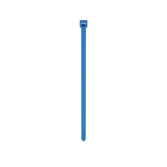Panduit PLT3H-L76 Pan-Ty Cable Tie, Tefzel, Aqua Blue, Light-Heavy Cross Section, Straight Tip, 120lbs Min Tensile Strength, 3.0" Max Bundle Diameter, 0.075" Thickness, 0.30" Width, 11.5" Length (Pack of 50)