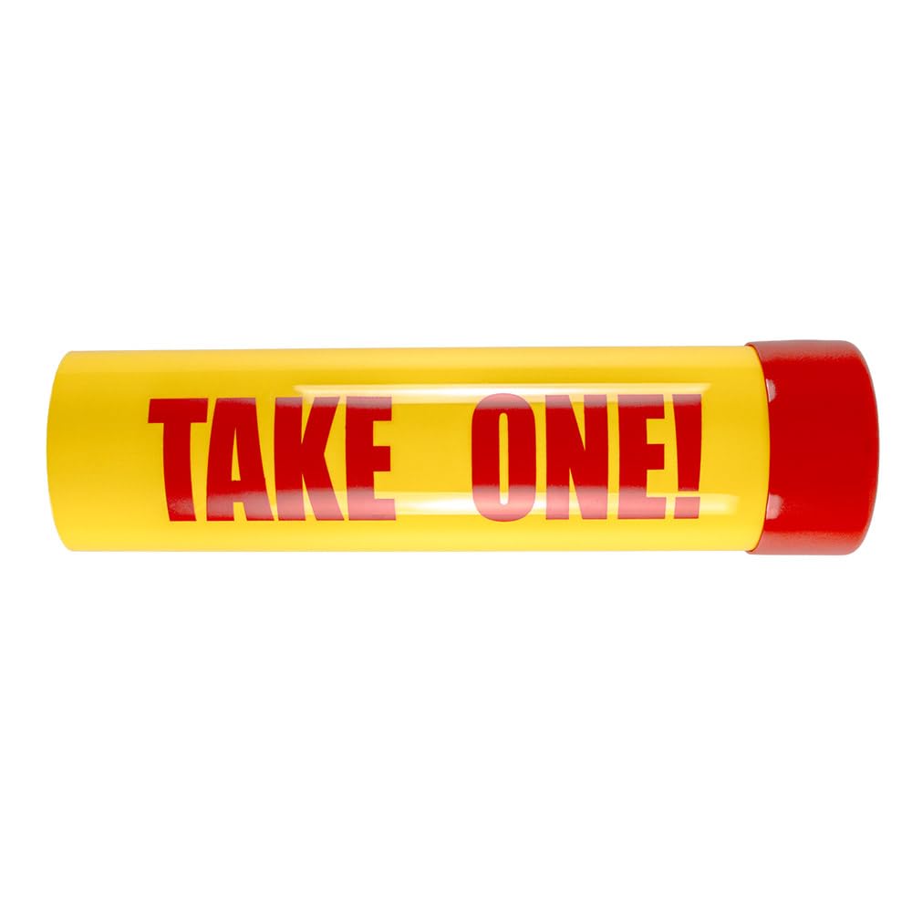 Durable Plastic Take One Tube 15.5 x 3 inches - Protects Info Sheets