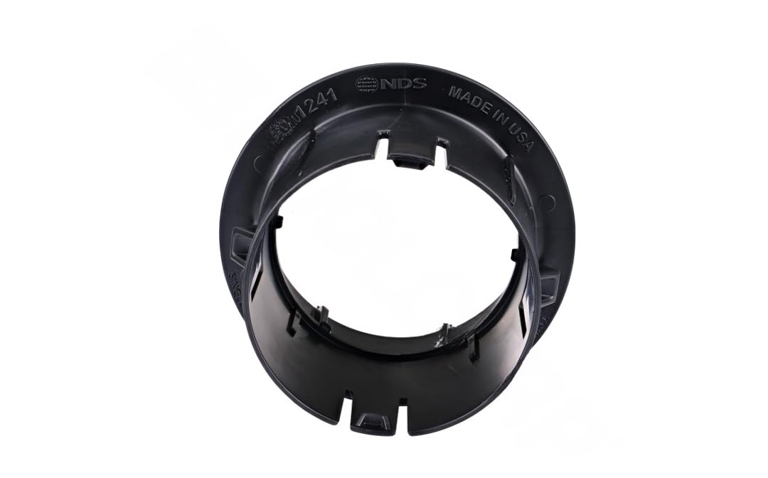 NDS Draintech 3 in. Spigot each Hub Plastic Adapter 1 pk