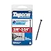 Tapcon 3/16 x 2-3/4 Inch Blue Climaseal Hex Head Concrete Anchors, 25 PCS, Corrosion Resistant Coating, Heavy-Duty Concrete and Masonry Screws, Superior Holding Strength, Drill Bit Sold Separately