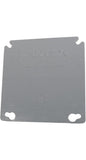 Cantex Industries Blank Cover PVC SQ 4"