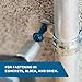Tapcon 3/16 x 2-3/4 Inch Blue Climaseal Hex Head Concrete Anchors, 25 PCS, Corrosion Resistant Coating, Heavy-Duty Concrete and Masonry Screws, Superior Holding Strength, Drill Bit Sold Separately