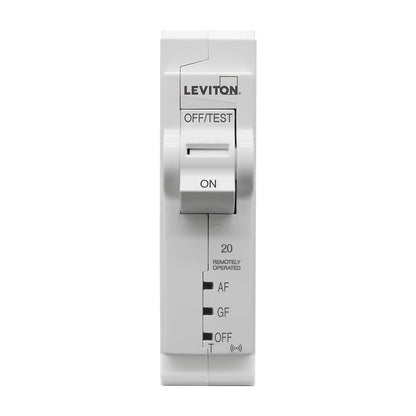 Leviton LB120-DST 2nd Gen Smart Circuit Breaker with Remote Control, Dual Function AFCI/GFCI, 1-Pole 20 Amp, 120-Volt, 10kA Interrupt Rating