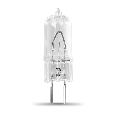 Feit Electric 35W T4 Halogen Light Bulb, Clear Quartz, 120V, 3000K Warm White, 450 Lumens, Dimmable, Bi-Pin Base, Under Cabinet, Desk Lamp, Enclosed Fixture Use, 2,000-Hour Lifetime, BPQ35T4/RP
