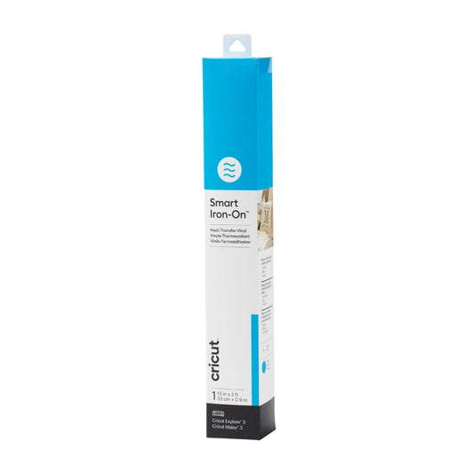 Cricut Smart Iron On, Ocean - 3ft Roll (13'x36') Heat Transfer Vinyl for Maker & Explore Machines- Matless Cutting for Long cuts up to 12ft