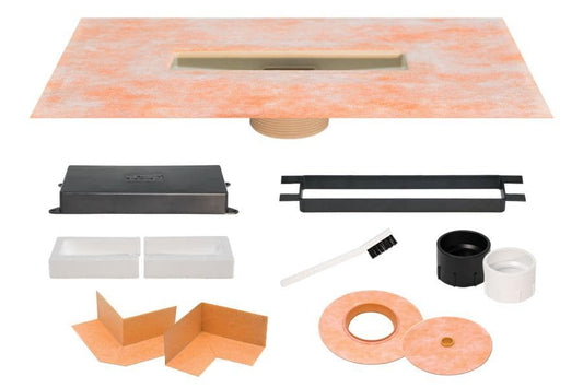 Schluter Kerdi-Line-Vario Flange Kit with Integrated Kerdi Collar