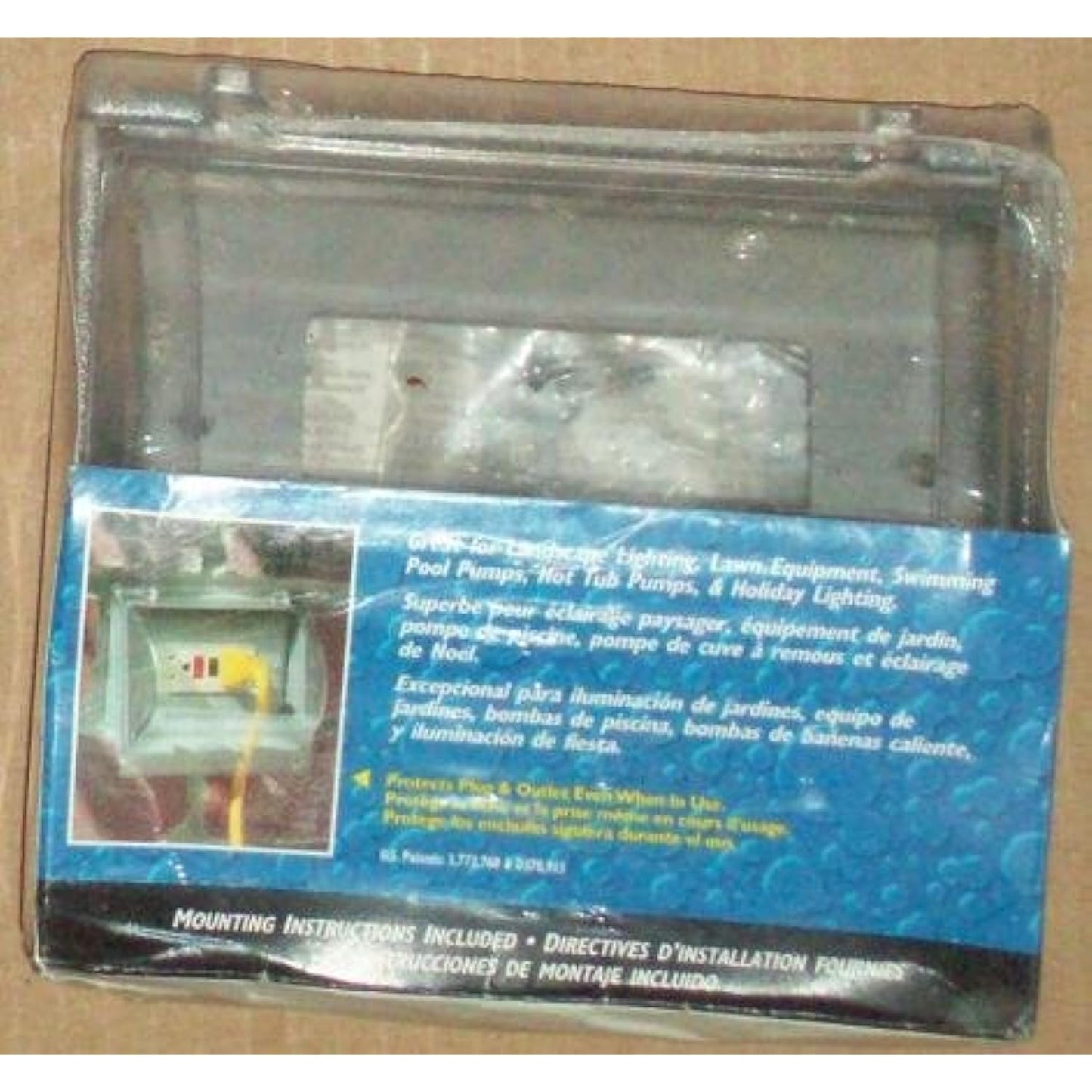 Carlon In-Use Weatherproof Cover, Single Gang Horizontal Cover, Good for GFCI or Duplex Faceplate