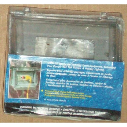 Carlon In-Use Weatherproof Cover, Single Gang Horizontal Cover, Good for GFCI or Duplex Faceplate