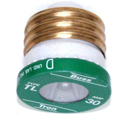 Bussmann TL-30 Edison Base Plug Fuse