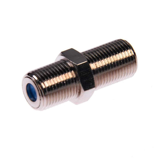 PPC F81 Splice Barrel Connectors CF81GHZM High Frequency 3GHz Belden Female to Female F-Type Coaxial Dual Female Splice Adapter Coupler (100) pcs Sealed Bag | Works with Wall Plates |