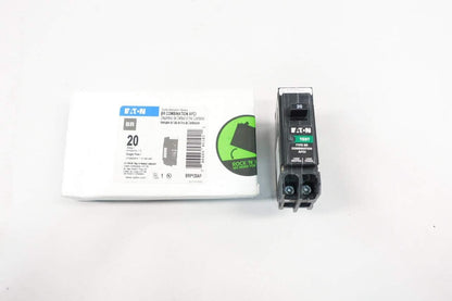 Eaton BRP120AF 20 amps Combination AFCI Single Pole Circuit Breaker, Black