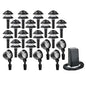 Intermatic LX58720P Malibu Lawn Light Combo Kit with 14 Tier Lights, Six FloodLights and 80-Watt Power Pack, Black