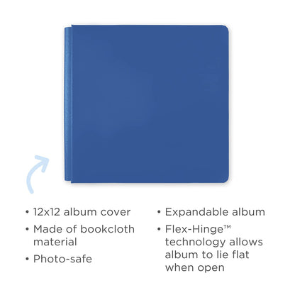 12x12 Classic Blue Album Cover by Creative Memories