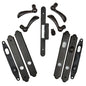 Andersen Encino Style (Double Active) Hinged Door Hardware Set in Distressed Bronze