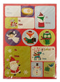 The Gift Wrap Company Self-Adhesive Holiday Label Sheets, Character Craze