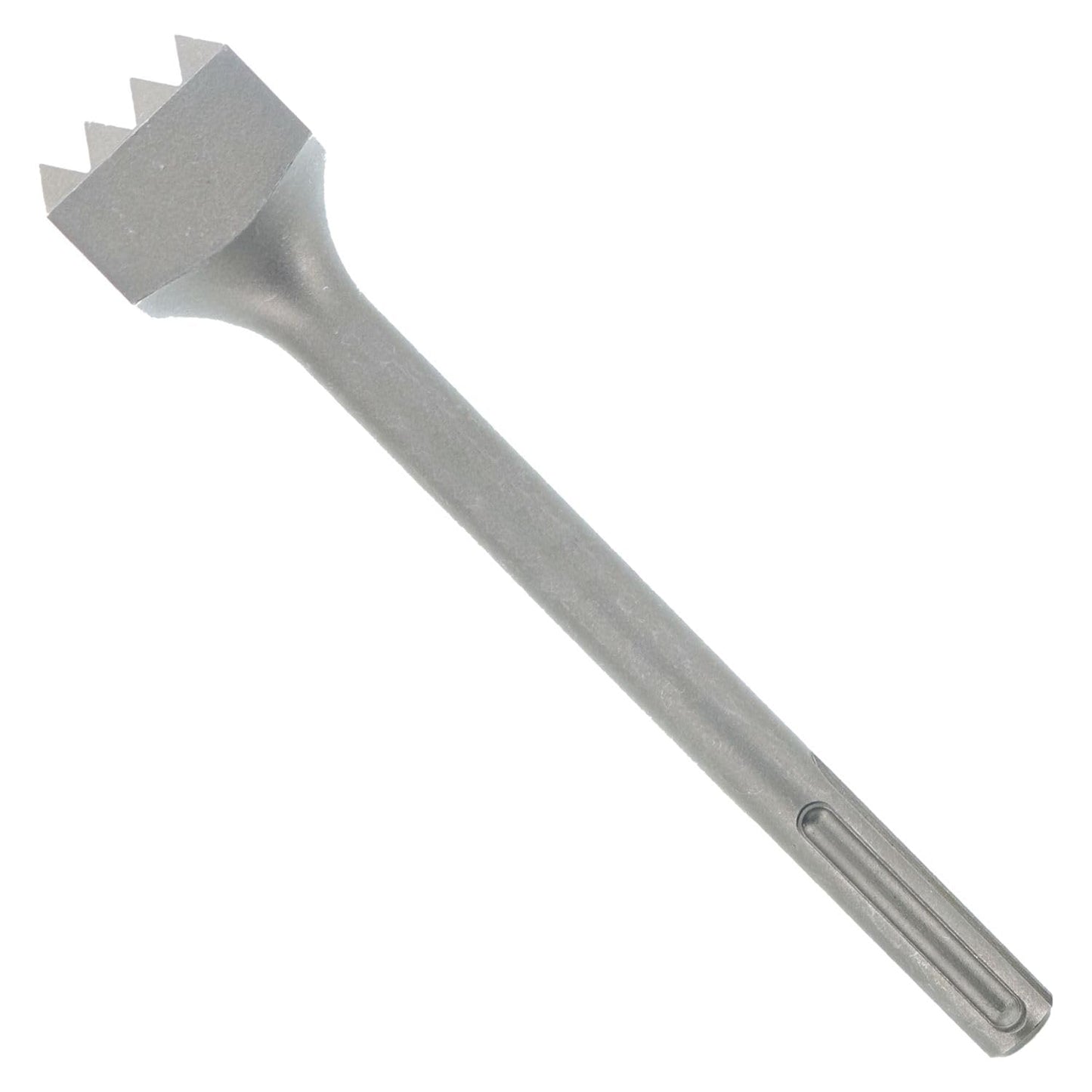 Diablo SDS-Max Bushing Tool with Steel Body for Roughing Up Concrete and Creating Exterior Finish - 9-1/4" Length, Flat Chisel - DMAMXCH1050