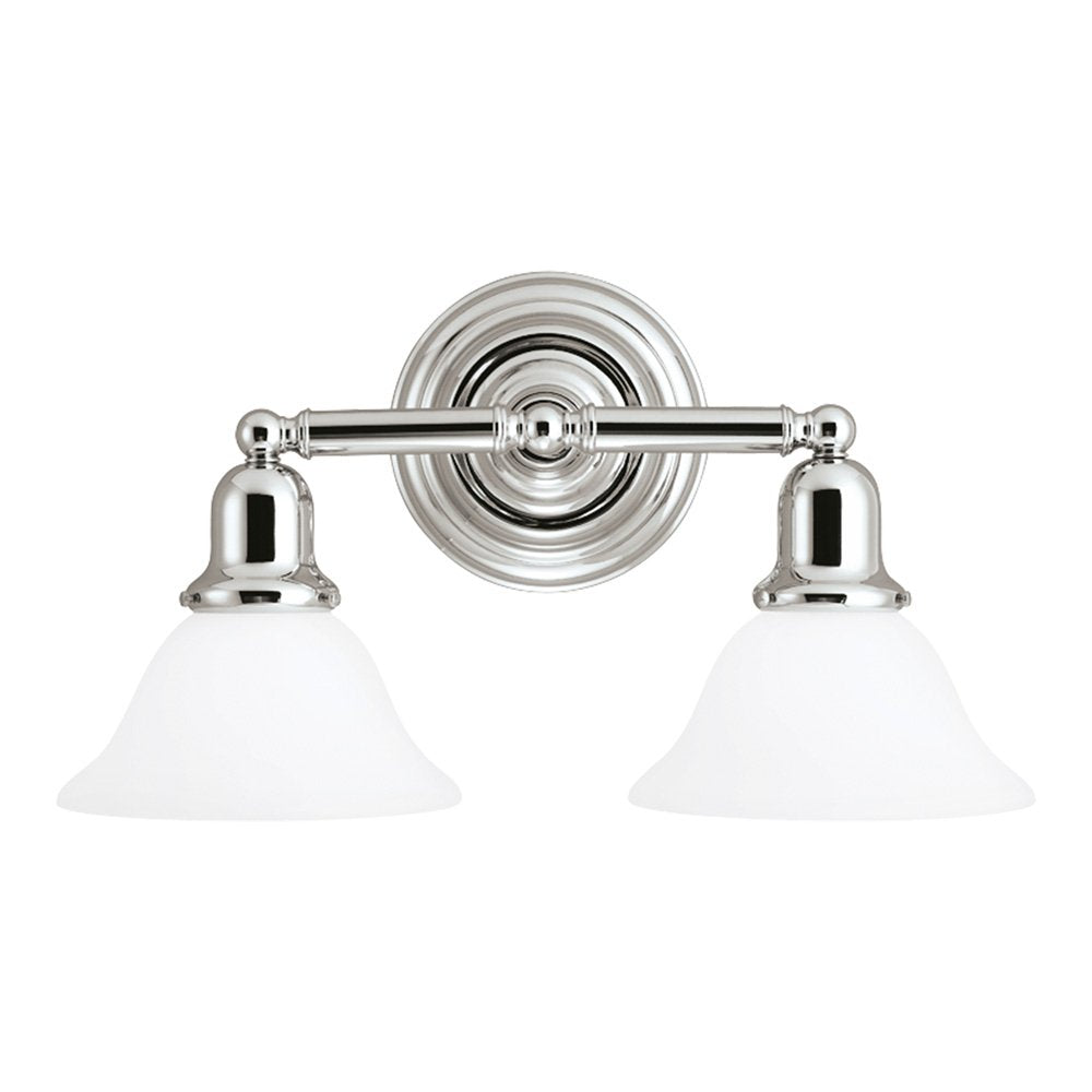 Sea Gull Lighting 44061-05 Sussex Wall/Bath Vanity Style Fixture, Two - Light, Chrome
