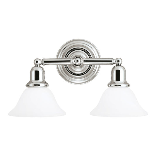 Sea Gull Lighting 44061-05 Sussex Wall/Bath Vanity Style Fixture, Two - Light, Chrome