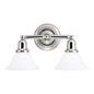 Sea Gull Lighting 44061-05 Sussex Wall/Bath Vanity Style Fixture, Two - Light, Chrome