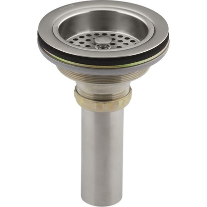 KOHLER K-8801-VS Duostrainer Sink Strainer with Tailpiece, Fits Most Standard Kicthen Sinks, Vibrant Stainless