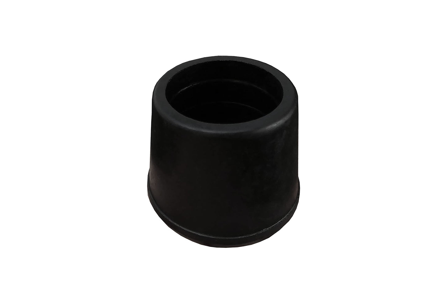 Shepherd Hardware 8762E Leg Tips 1-Inch Inside Diameter Rubber Chair Leg Caps, 24 Pack, Black